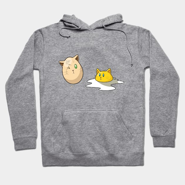 Egg Cats Hoodie by smoorestudios